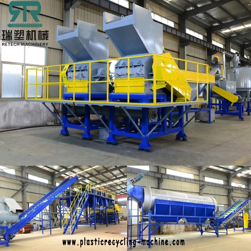 Top Quality Popular LLDPE Film Recycling Washing Machine for Recycling Lld Ld HD PP BOPP Film with Hot Washing Tank