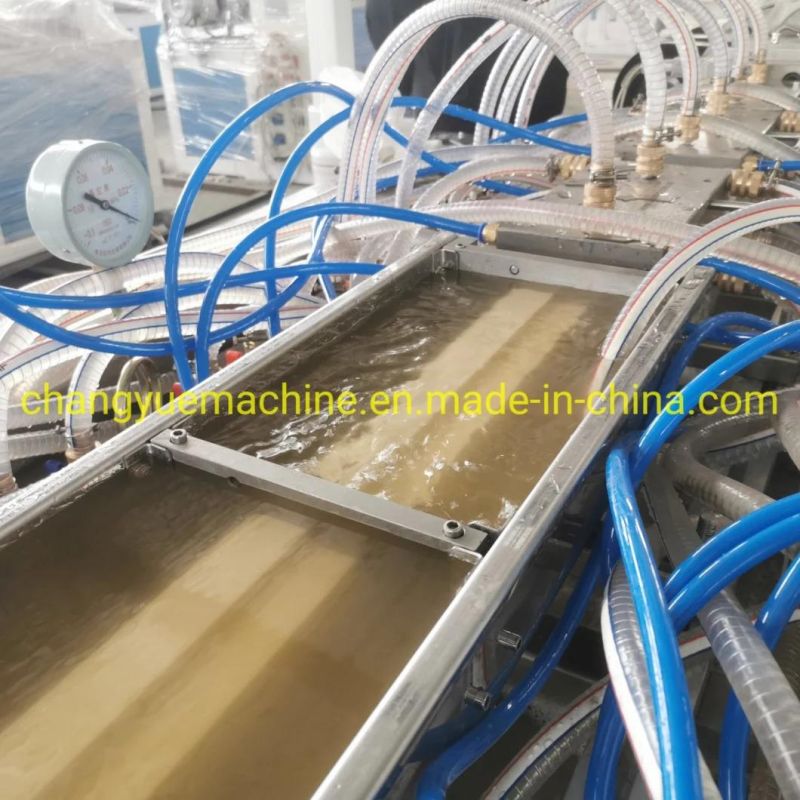 PVC WPC Wood Plastic Profile / Decking/Door Frame/ Wall Panel/Floor Fence Post Window Extruding Extruder / Extrusion Making Manufacture Machine with CE