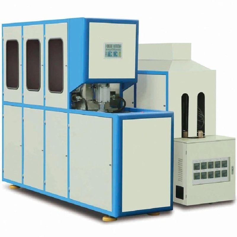 0.2L -2L 2 Cavities Semi Automatic Blowing Mould Machine with Ce