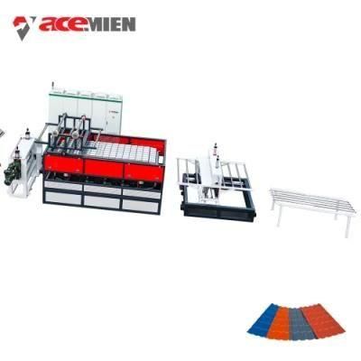 PVC Glazed Roof Tiles Extruding Machine PVC Roof Tile Making Machine Plant