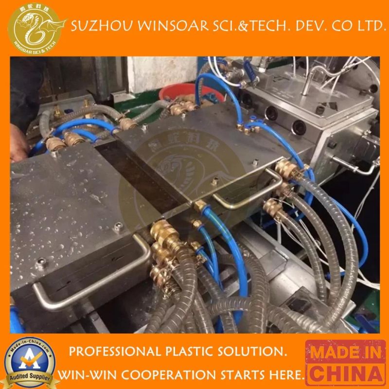 Plastic Extruder PVC Cable Wire Trunking Profile Making Machine