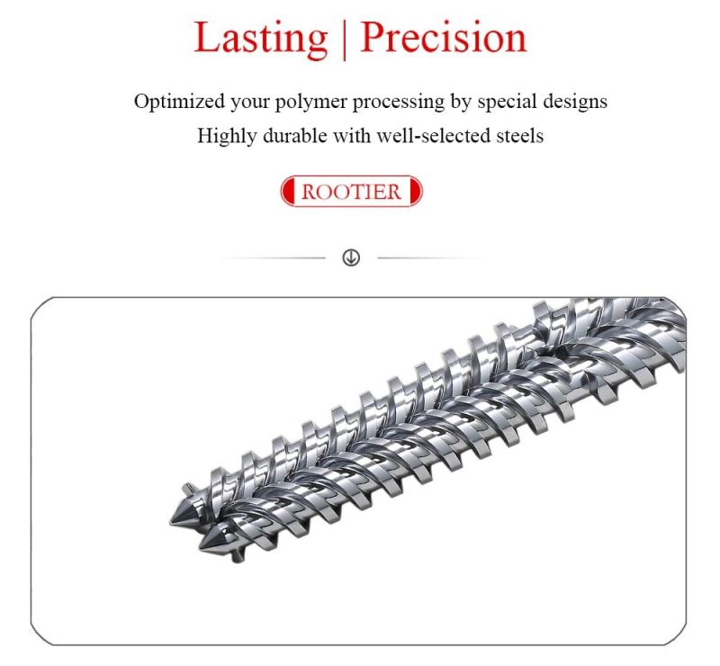 Bex-2-68-28V Parallel Twin Screw and Barrel