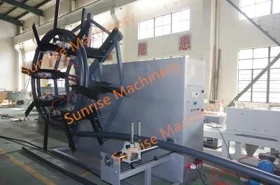 Plastic Single Screw HDPE Pipe Extruder PVC Double Screw Extruder