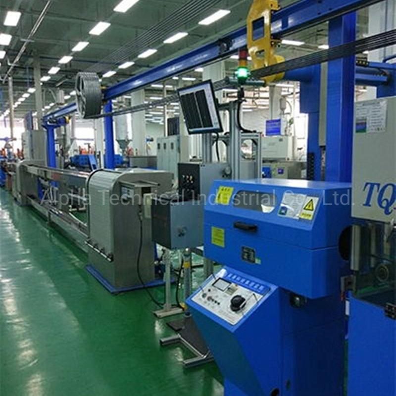 PE Fiber Cable Extrusion Sheathing Line for Optical Fiber Butterfly Cables Production^