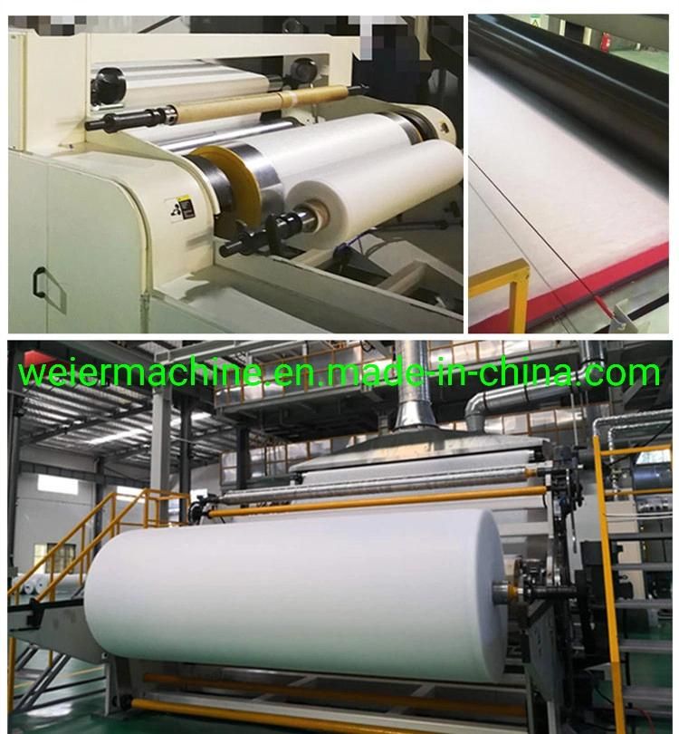 PP (polypropylene) 1600mm Meltblown Nonwoven Fabric Sheet Machine for  Surgical Mask / Gown