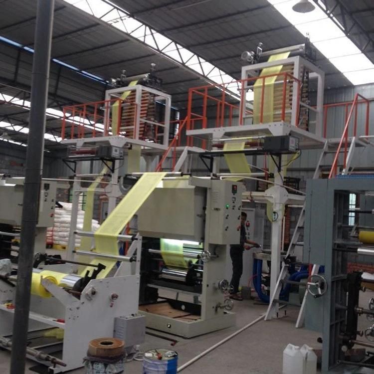 Printing Machine and Film Blown Machine in Line for Plastic Bag Production