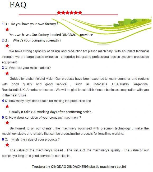 Xdc Pet Strap Production Machinery/Making Machine