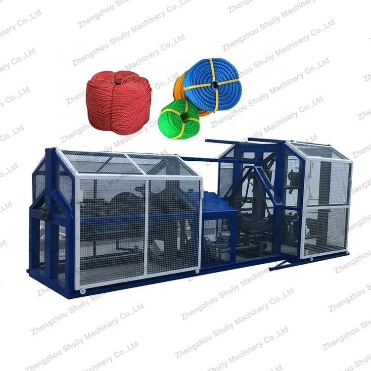 3 or 4 Strands PP PE Twisted Rope Monofilament Rope Twisting Machine Plastic Rope Twine Making Machine