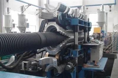 New Design Water Supply PVC Pipe Extrusion Line with Pipe Belling Machine / Socketing ...