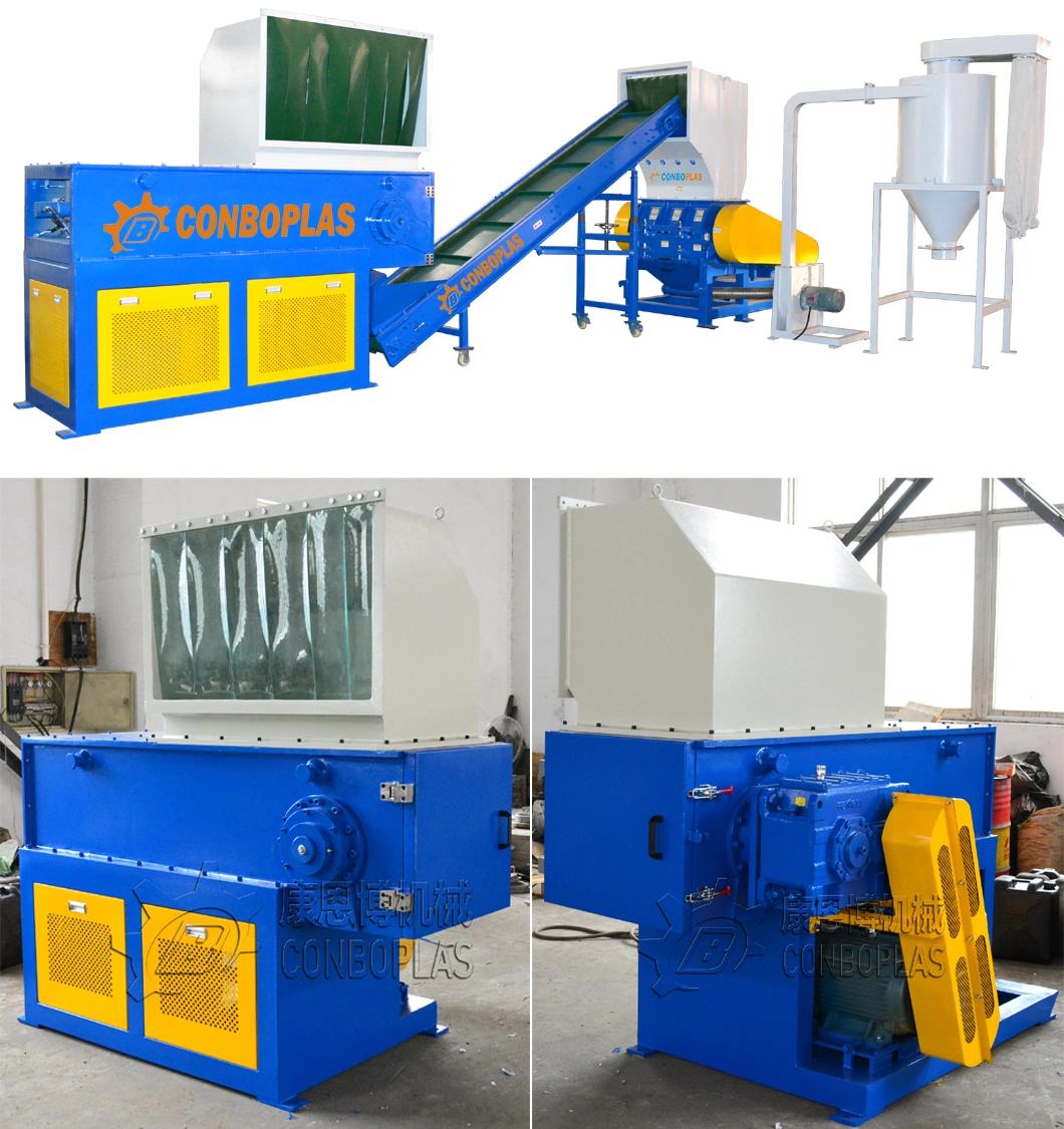 Single Shaft Shredder and Crusher System for Plastic Wastes