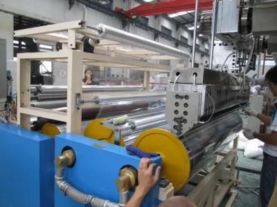 Full Automatic 1500mm Three/ Five Layers Cast LDPE LLDPE Stretch Film Machine Extrusion ...