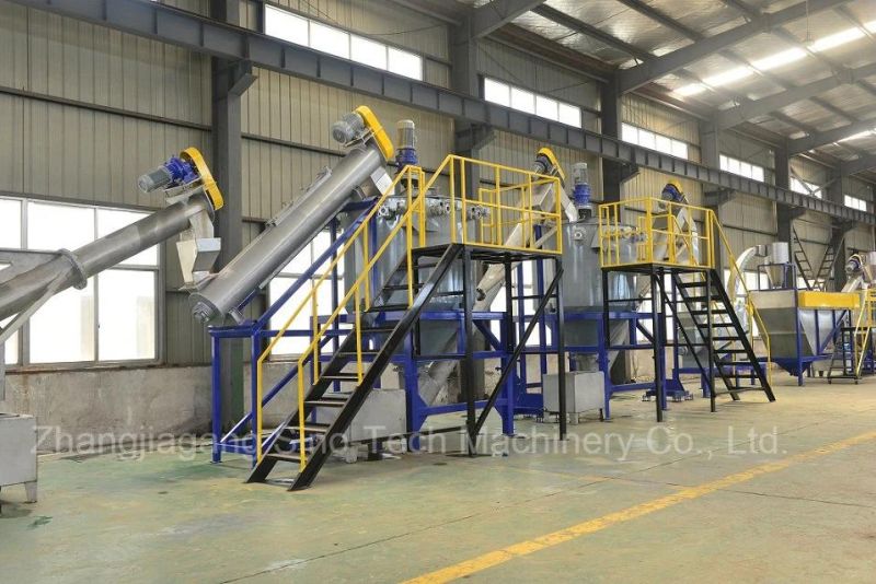 Professional Plastic Pet Bottle Flakes Crushing Washing Recycling Machine for Waste Recycle Line