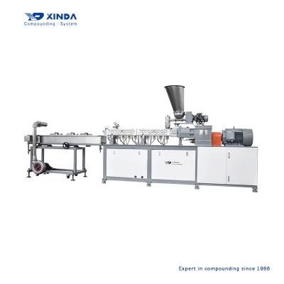 Plastic PP/PE Granulating Machine/Double Co-Rotating Twin Screw Extruder for Food /Twin ...