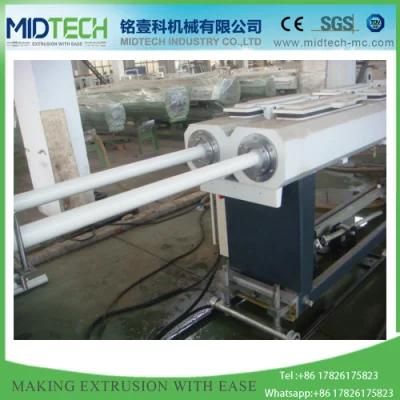 High Output Capacity Plastic PVC Double Dual Pipe Extrusion Production Line