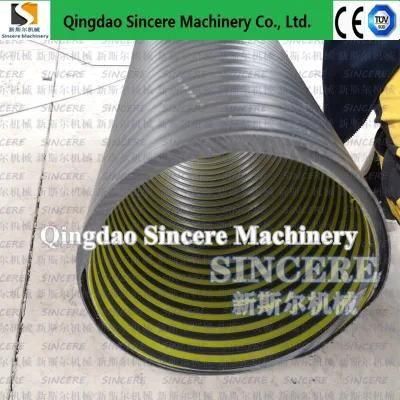 Double Hollowness Wall Spiral Winding PE Drainage Pipe Extrusion Line