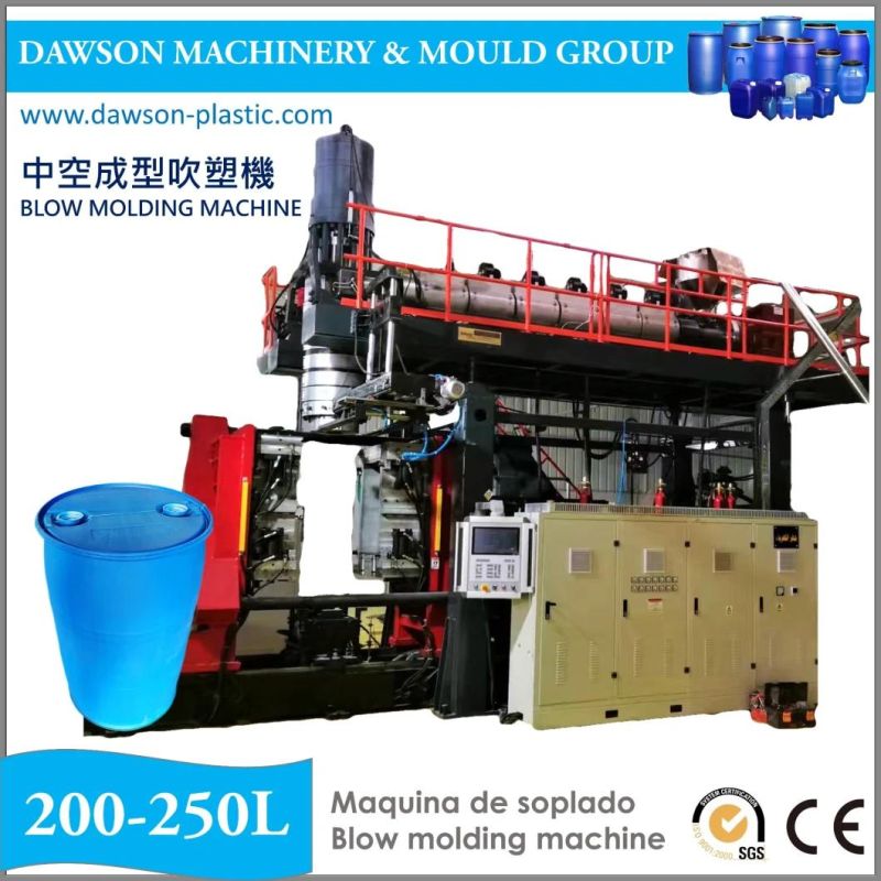 200L Double L-Ring Drum Bottle Making Blow Molding Machine