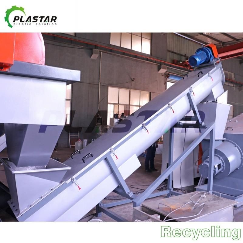 300kg/H 500kg/H 1000kg/H 2000kg/H PE PP Plastic Recycling Machine/Film Washing Line