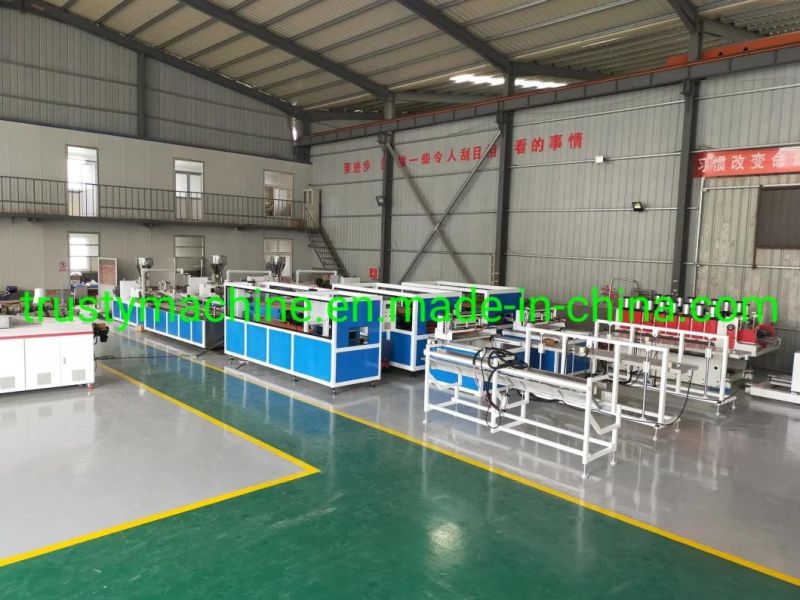 Trusty 2021 Hot Sale The PVC Door Panel Extrusion Line/The WPC Door Panel Extrusion Line