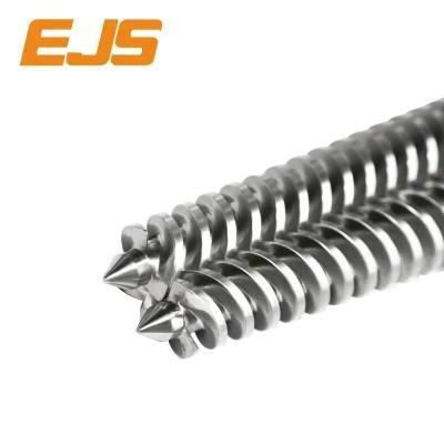 Cincinnati Cmt45 Twin Conical Screw Barrel for PVC Pipe (PVC Powder+10% CaCO3)