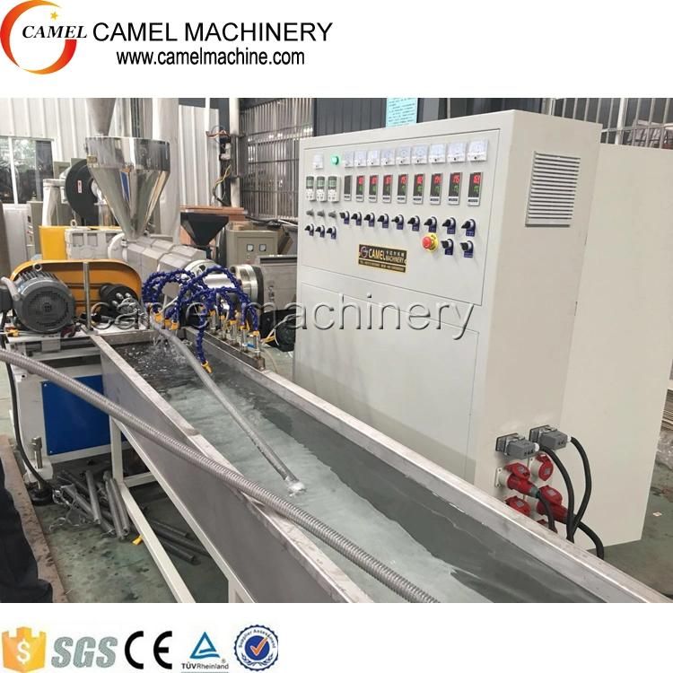 Soft Flexible Plastic PVC Helix Spiral Corrugated Pipe Tube Hose Extrusion Machine Production Line