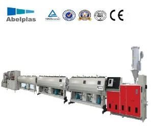 Single Screw HDPE PPR PP PE LLDPE LDPE Pipe Extruder Plastic Extrusion Line