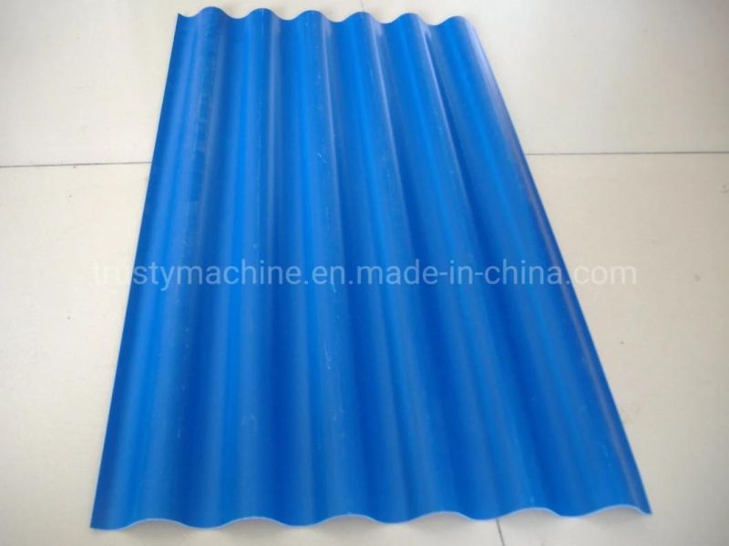 PVC Corrugated Wave Roof Sheet Extrusion Line Extruder Machine