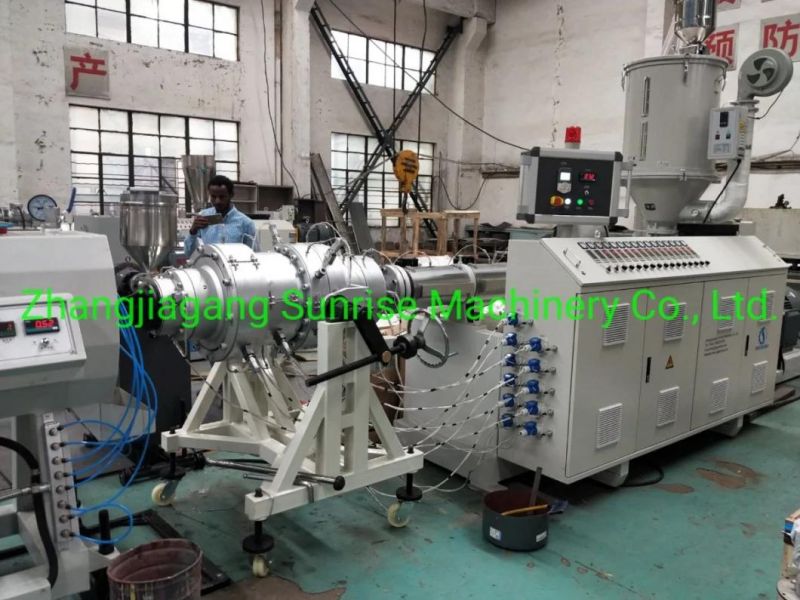 HDPE PVC Gas Water Pipe Extrusion Manufacturing Machine