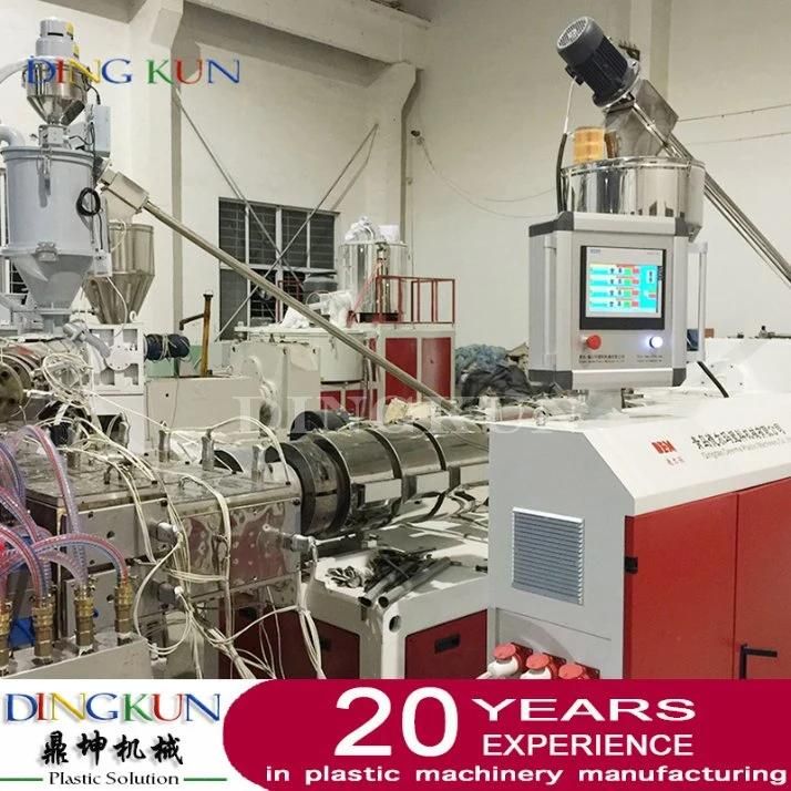 PVC Marble Sheet Profile Extrusion Line Making Machine Conical Twin Screw Machine for Customized Profile