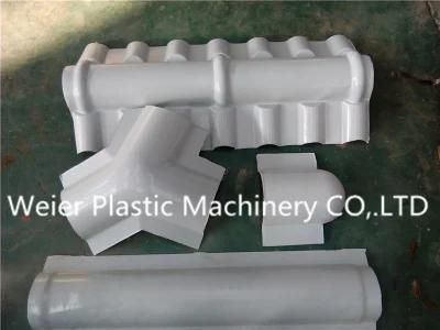 4 Layers PVC UPVC Corrugated Roofing Tiles Making Machine PVC Roof Sheet Machinery ...