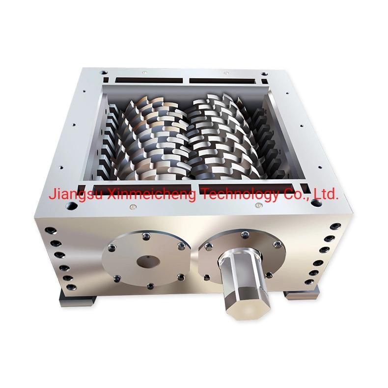 Wood E Waste Plastic Rubber Metal Steel Scrap Shredder Machine