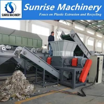 Plastic Film Jumbo Bag Lump Paper Shredder Crushing Machine Manufacturer