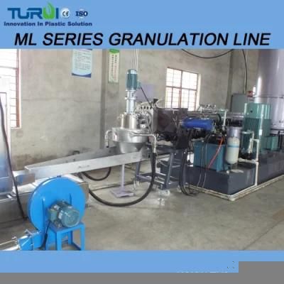 Safe and Easy Plastic Pelletizing Machine for Films Bottles with Water