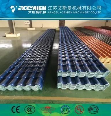 Plastic Glazed Tile Making Machine/Roof Sheet Forming Making Machine