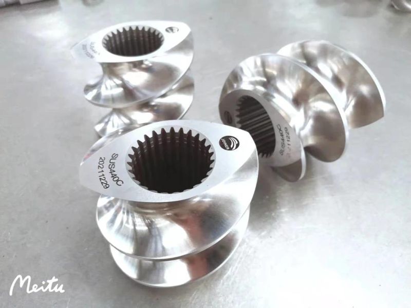 Co-Rotating Twin Screw Extruder Icma112 High Quality Screw Elements
