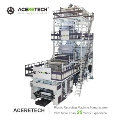 Aceretech Speediest Response Cm-H45 PLA Pbat Degradable Plastic Film Blow Molding Machine