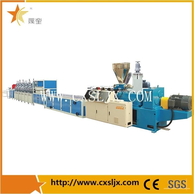 S022 Plastic Stone PVC Artificial Marble Border Profile Production Line