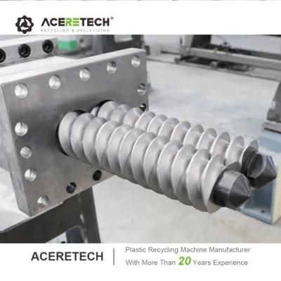 Aceretech TUV Certification Twin Screw PVC Plastic Granule Extruder