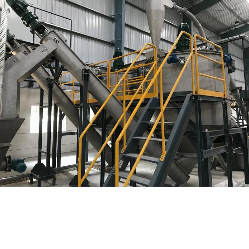 Waste Pet Flakes Crushing Recycling Washing System