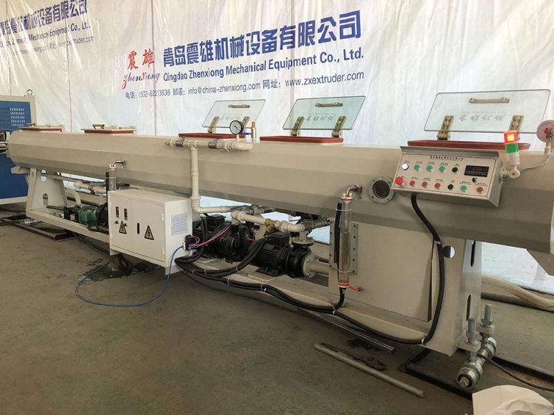 High Efficiency& Energy-Saving PVC Double Pipe Extruding Process Machine