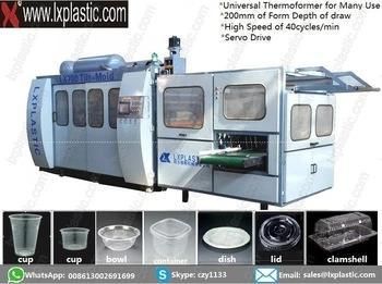 Yxtl 750mm*350mm Plastic Cup Making Machine, Cam Structure Thermoforming Machine, Plastic ...