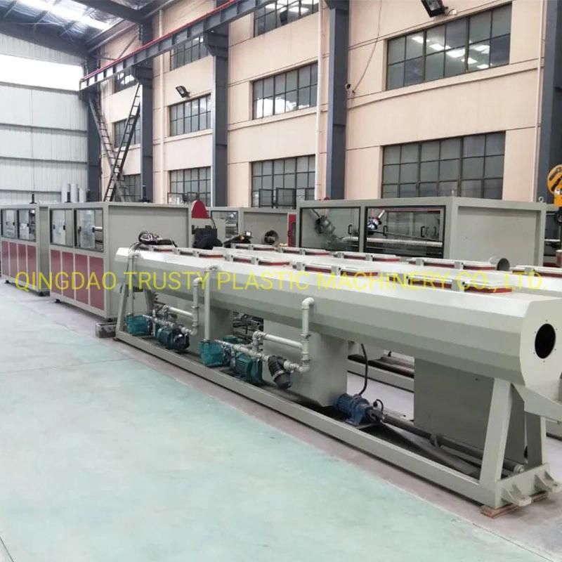 Rigid PVC Gas Water Supply Making Twin Conical Screw Extruder Extrusion Production Machine