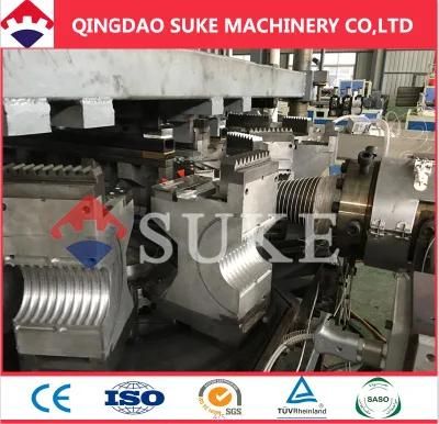 HDPE/PE/PP/PA/PVC Plastic Single/Double Wall Corrugated Pipe/Tube Extrusion Making ...