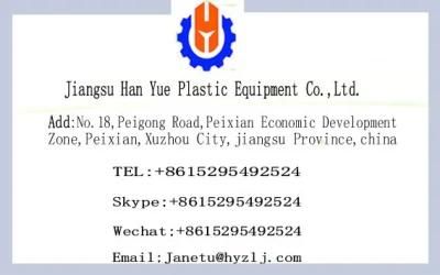 High Speed Plastic PE Films Crusher Recycling Machine with CE ISO Certification