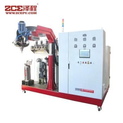 Add Color Paste Middle Temperature Luggage Wheel Polyurethane Elastomer Casting Machine