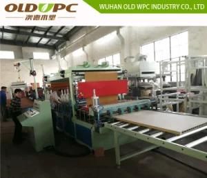 Construction Template Production Equipment WPC Crust Foaming Board Machine