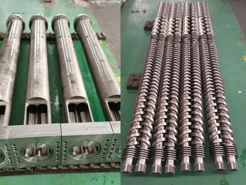 Parallel Twin Screw Barrel PVC Granule Extrusion Screw Barrel