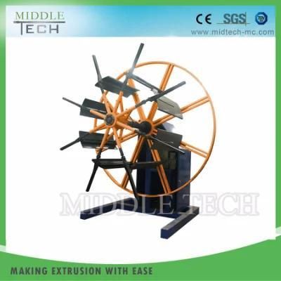 Plastic PVC/HDPE/PPR/Pert Pipe/Tube/Hose Double Station Coiler