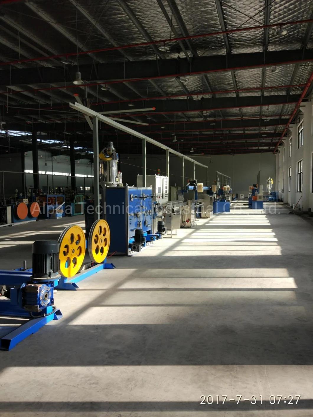PE Fiber Cable Extrusion Sheathing Line for Optical Fiber Butterfly Cables Production^