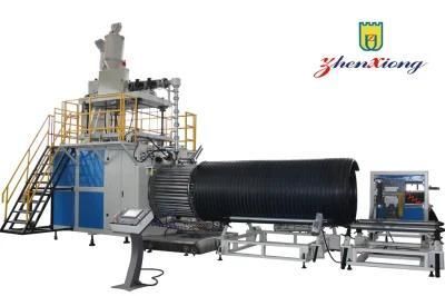 Large Diameter Plastic HDPE Krah Pipe Making Machine