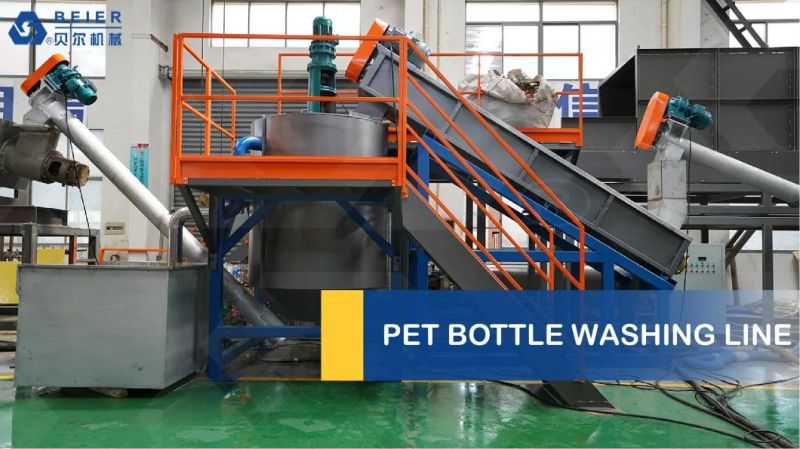 Waste PE PP Sheet Woven Bags Washing Recycling Production Line